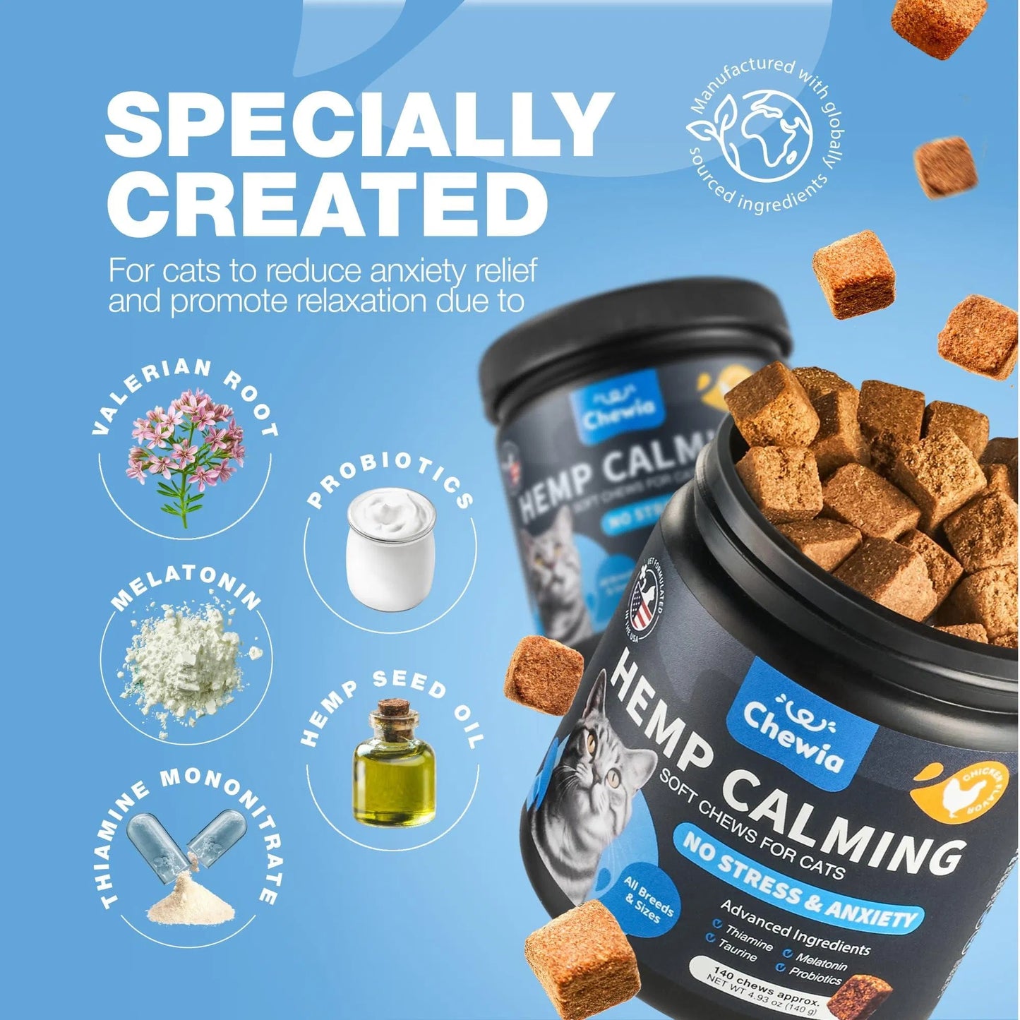Calming Treats Hemp Calming Care For Cats