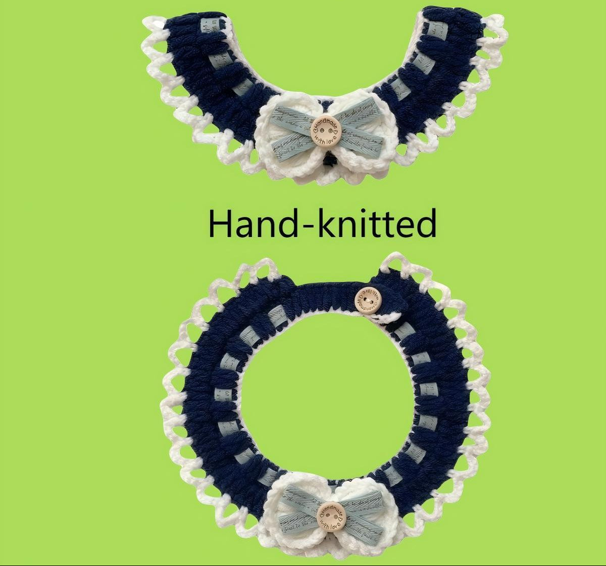 Handmade Soft Crochet Scarf Luxury Pet Gift
