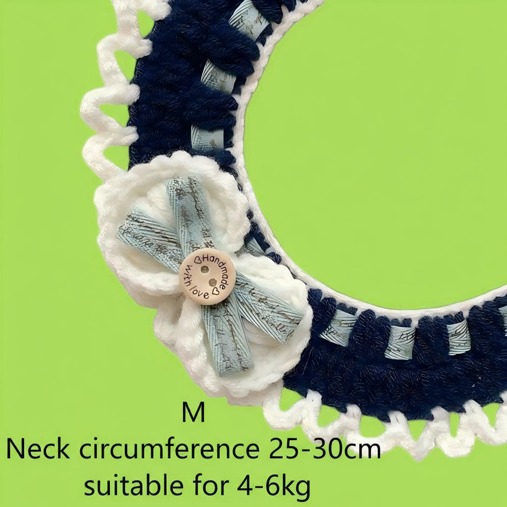Handmade Soft Crochet Scarf Luxury Pet Gift