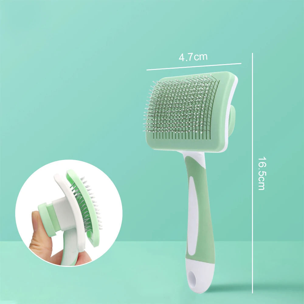 Self Cleaning Slicker Brush For Dogs & Cats