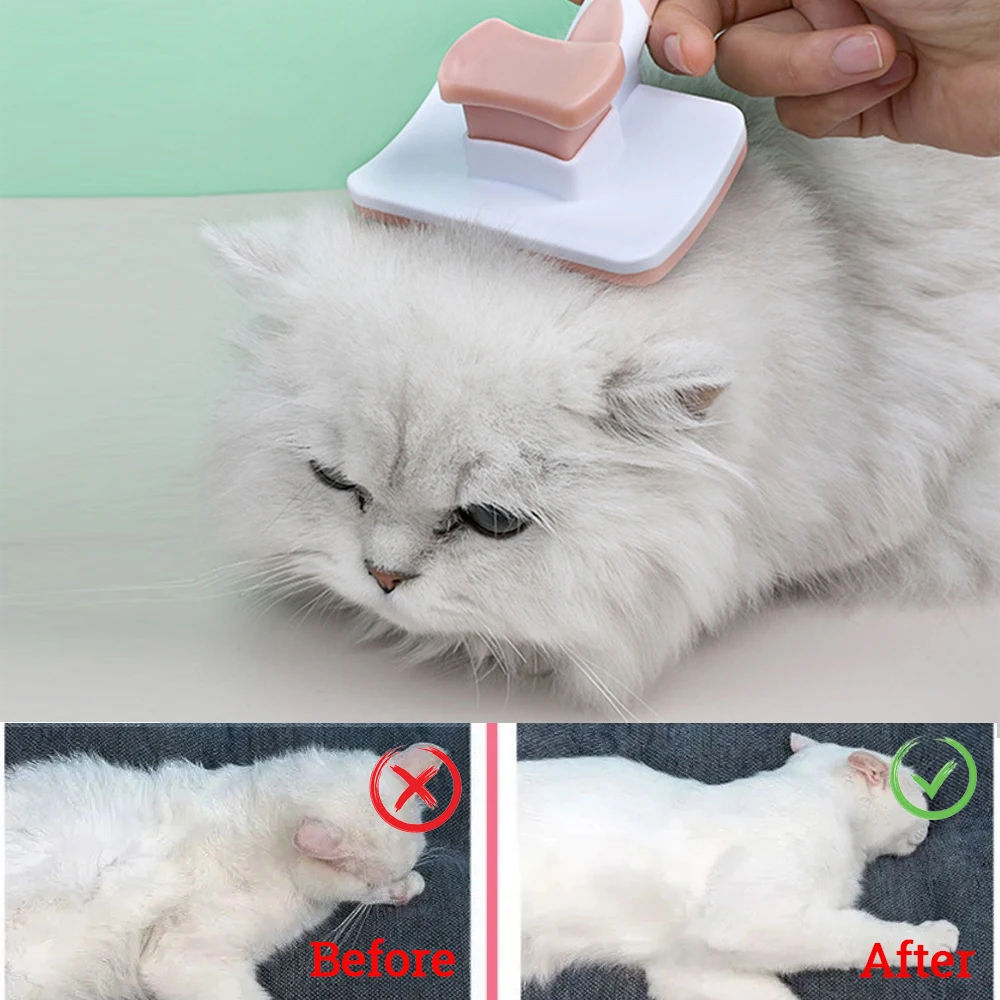 Self Cleaning Slicker Brush For Dogs & Cats