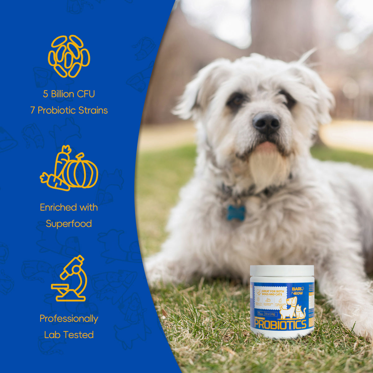 Bark And Meow Probiotics For Dogs & Cats