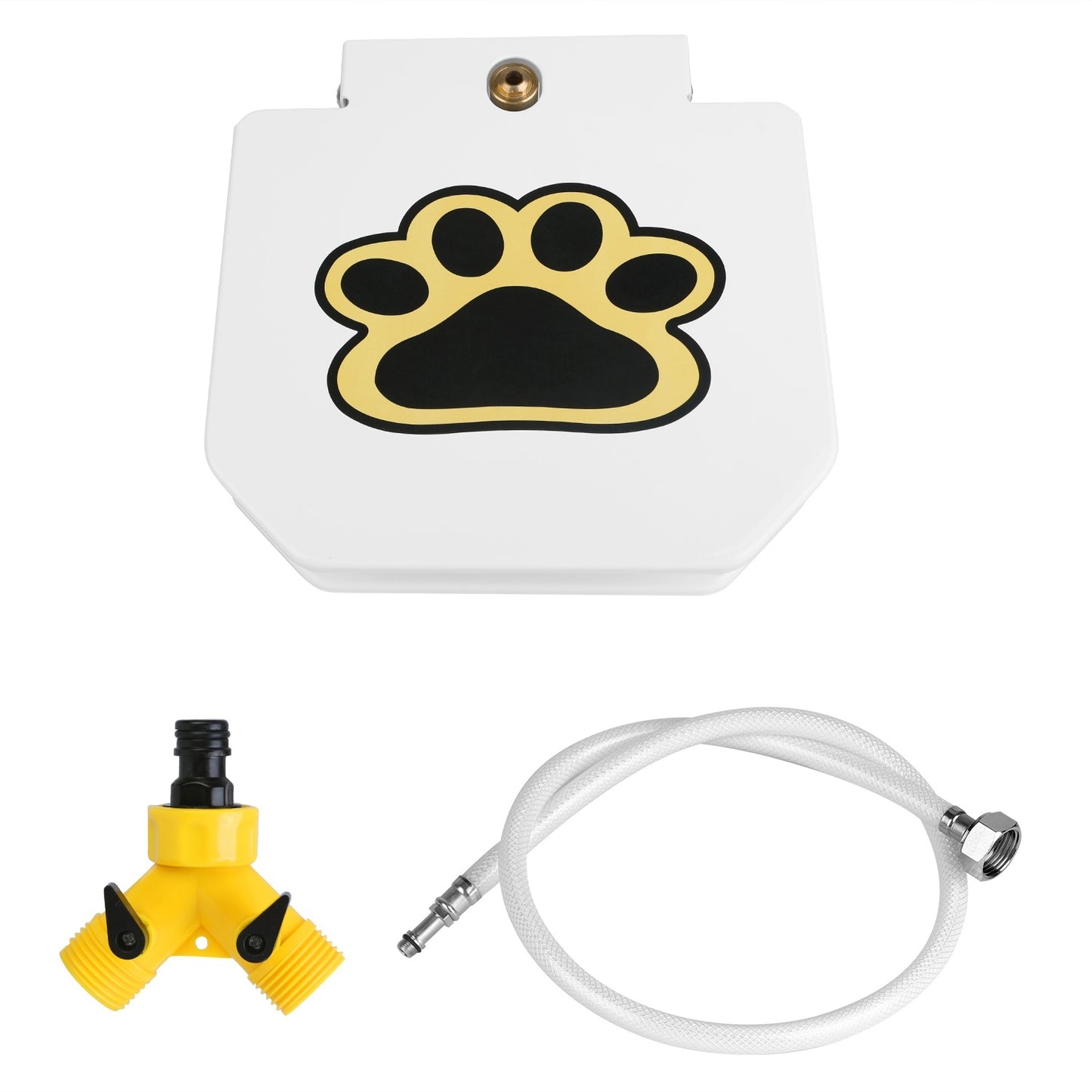 Step-on Activated Sprinkler With Interactive Paw Pedal Valve For Drinking Water