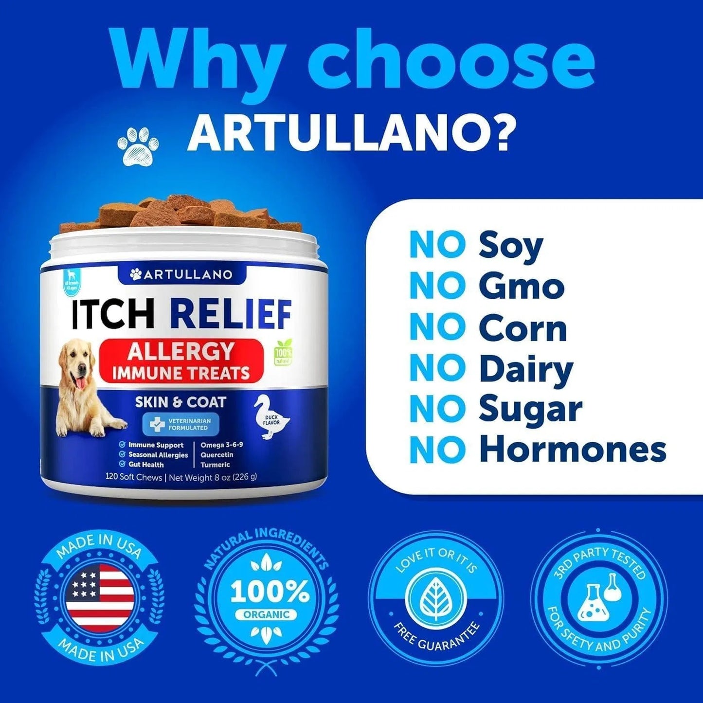 Allergy Relief Chews Itching Skin Relief For Dogs