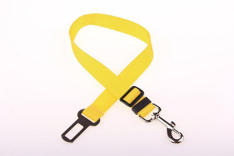 Adjustable Pet Car Safety Seat Belt Restraint Lead - Secure Your Furry Friend On The Go!