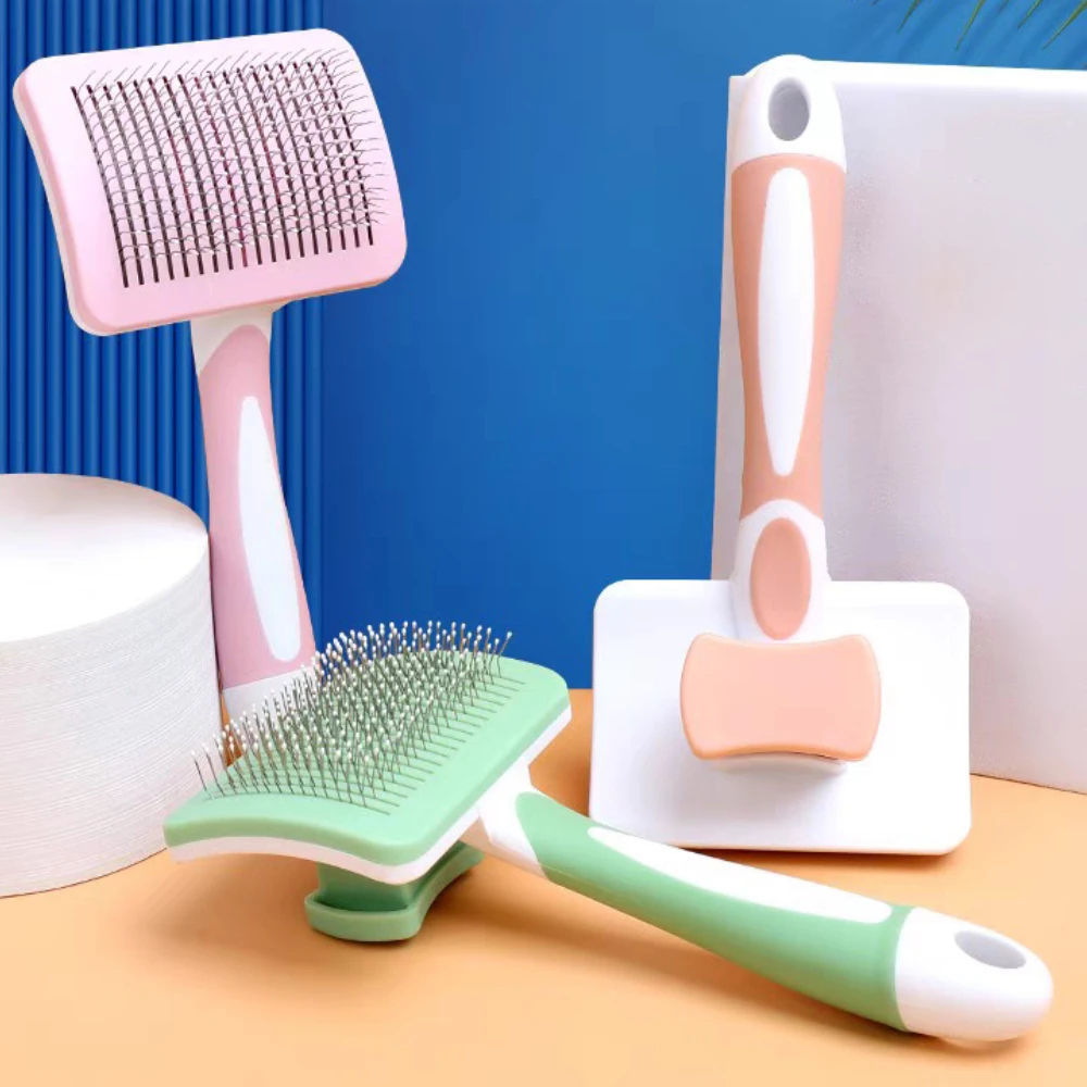 Self Cleaning Slicker Brush For Dogs & Cats
