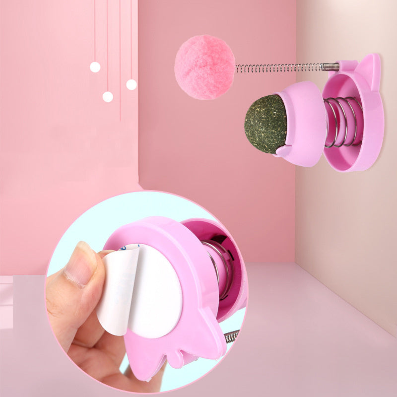 Lucky Cat Licking Music Mint Ball Self-hi To Relieve Boredom And Hair Removal