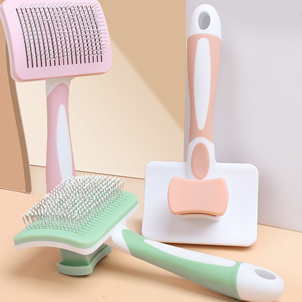 Self Cleaning Slicker Brush For Dogs & Cats