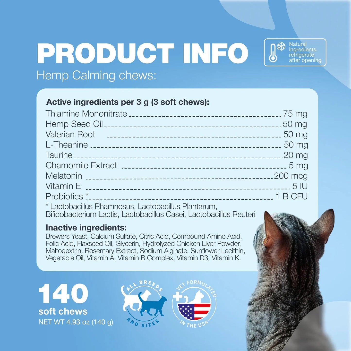 Calming Treats Hemp Calming Care For Cats