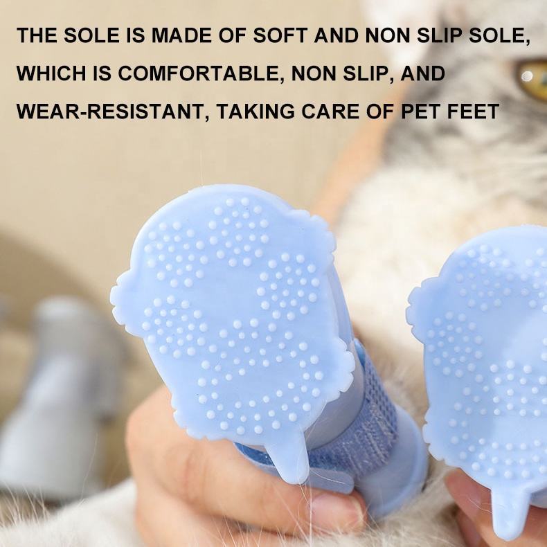 Dog Rain Boots 4Pcs Pet