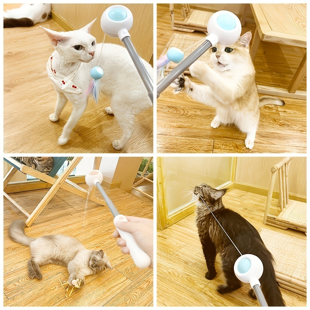 Retractable Cat Wand With Replacement Head
