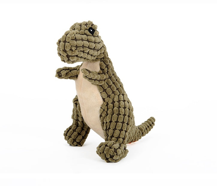 Plush Stuffing Squeakers Dinosaur Pet Toys