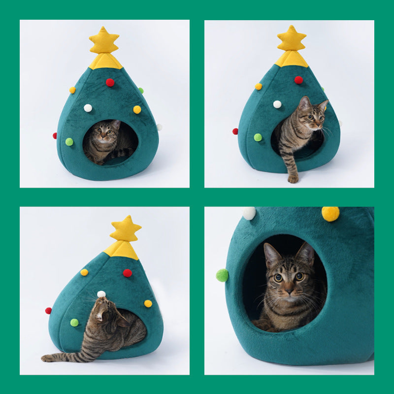 Pet Christmas Tree Bed