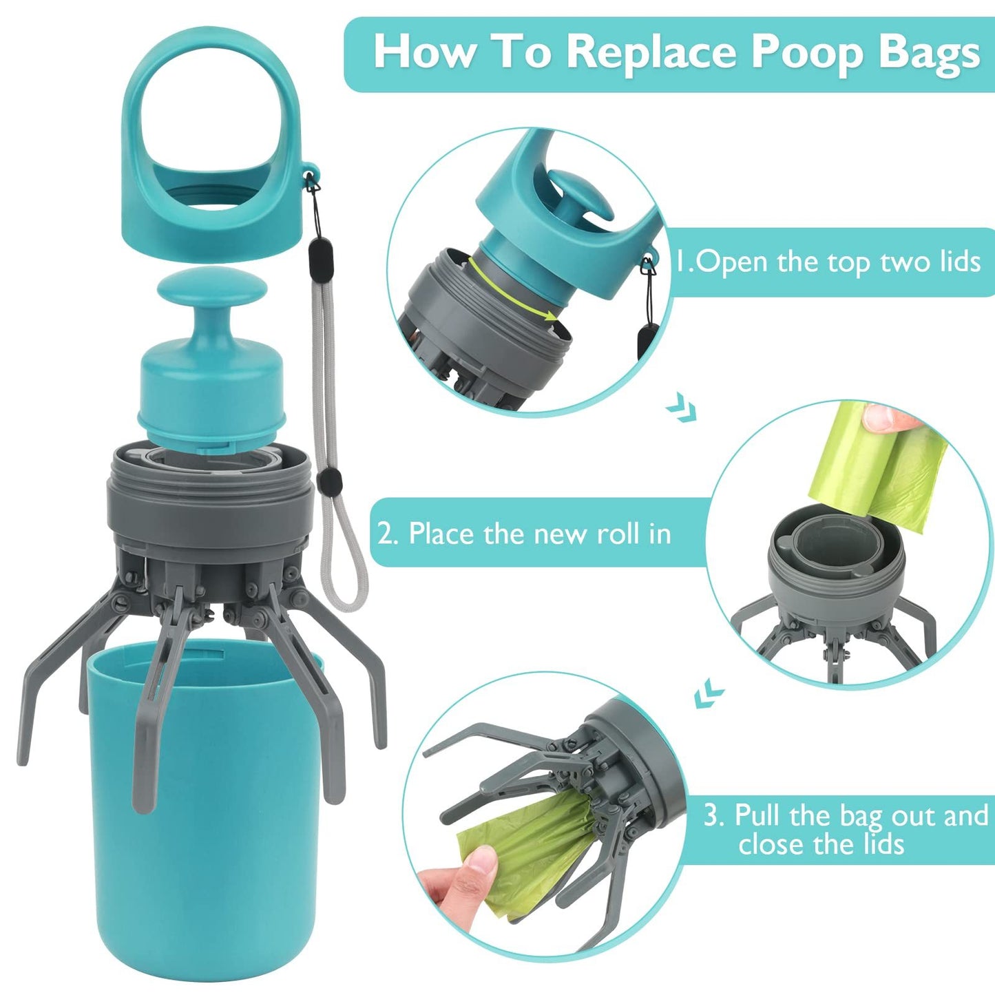Portable Dog Poop Scooper,