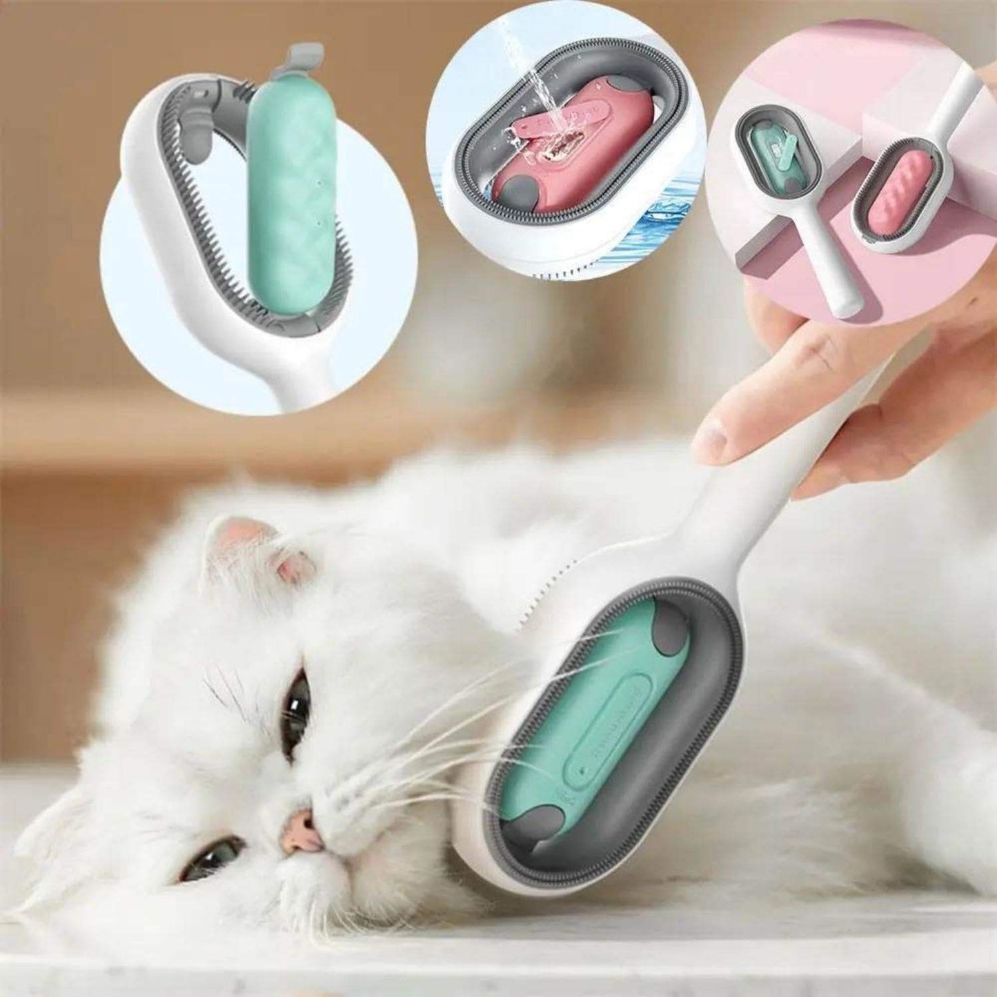 4 In-1 Cat Grooming Brush