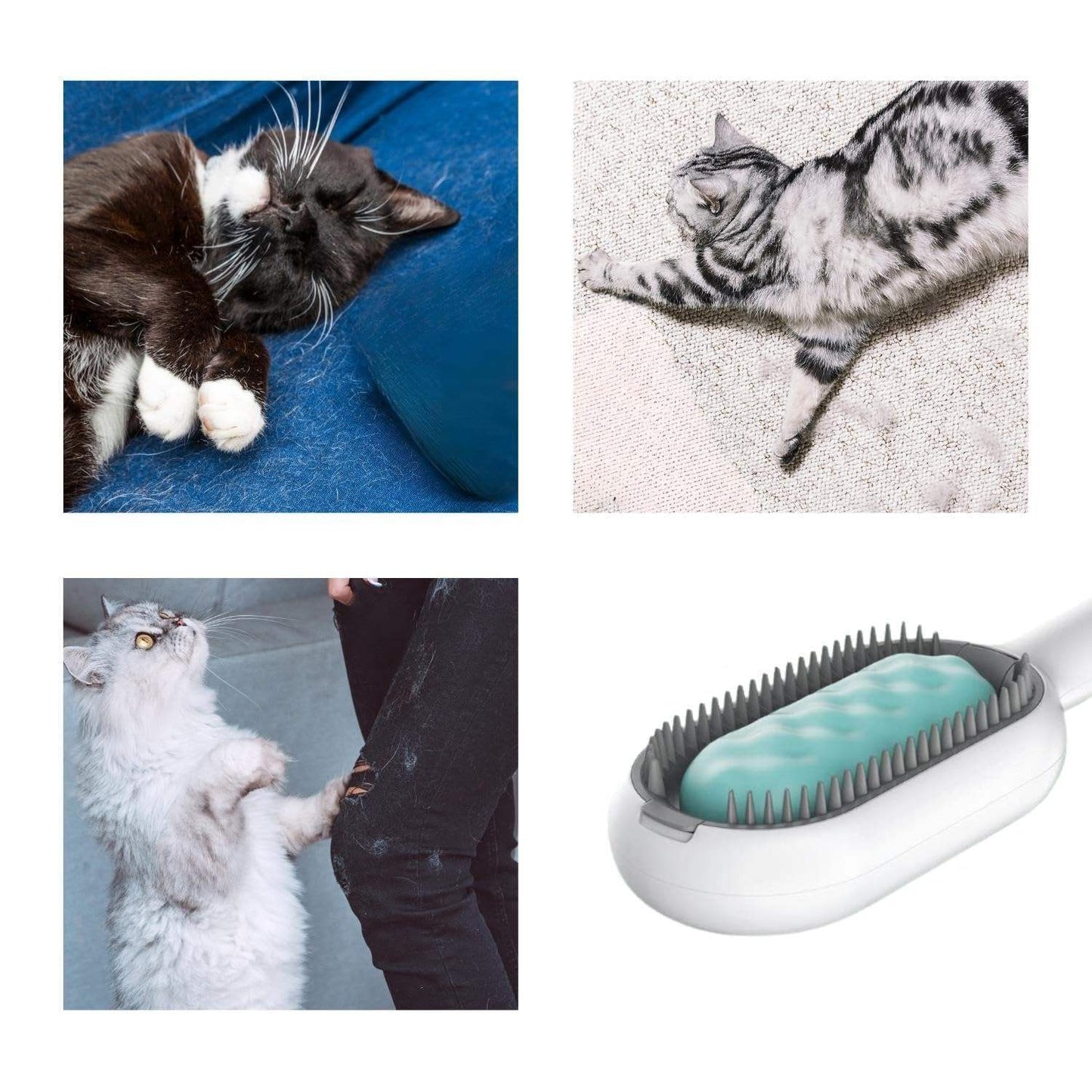 4 In-1 Cat Grooming Brush