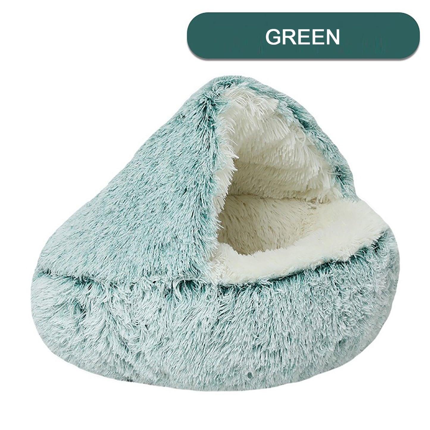 Luxurious Plush Round Pet Bed