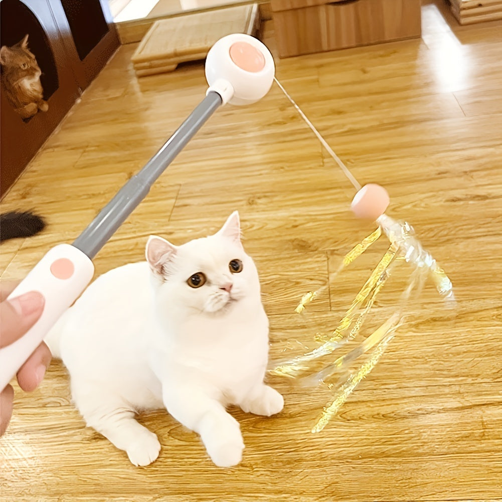 Retractable Cat Wand With Replacement Head