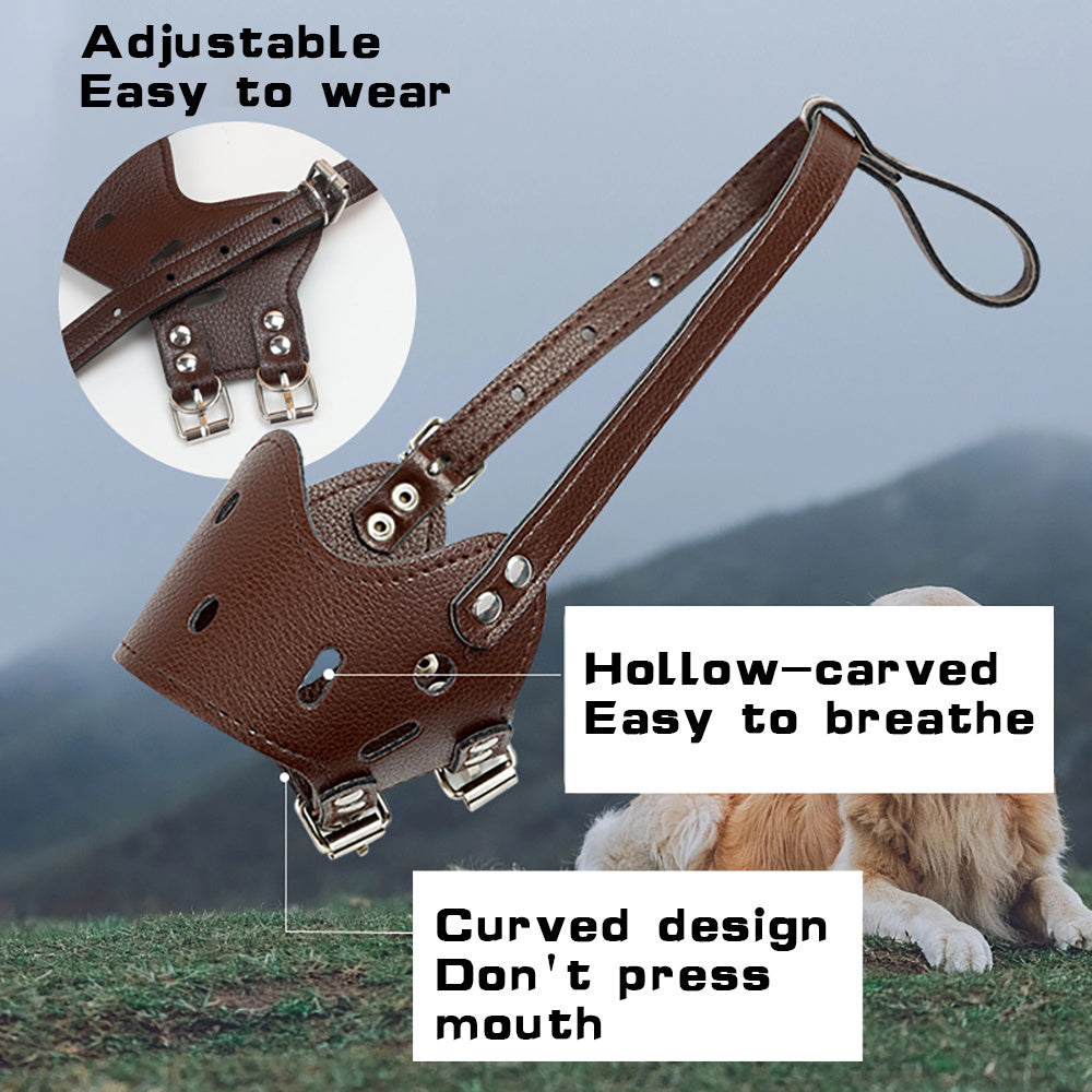 Dog Muzzle Leather
