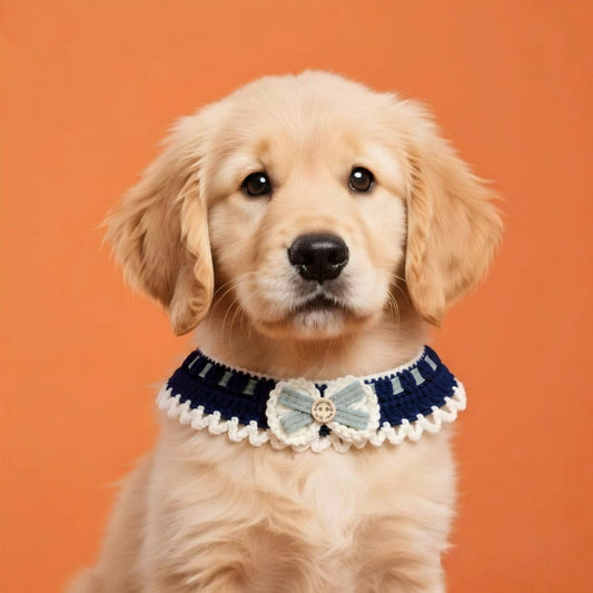 Handmade Soft Crochet Scarf Luxury Pet Gift