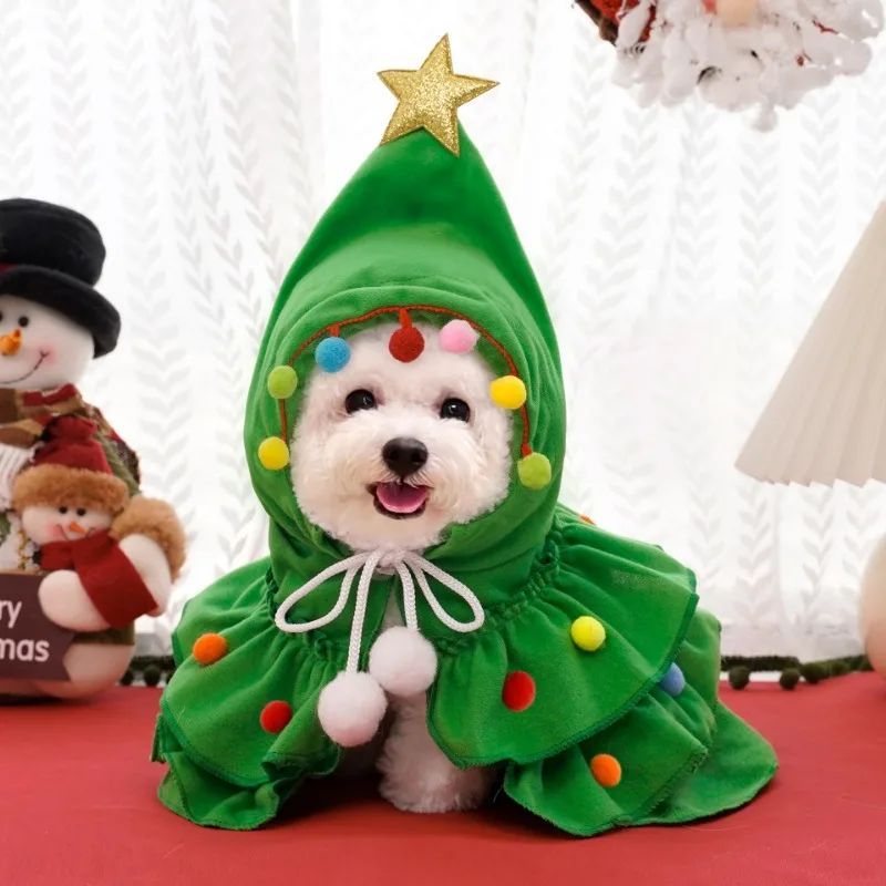 Autumn And Winter Christmas Pet Clothes
