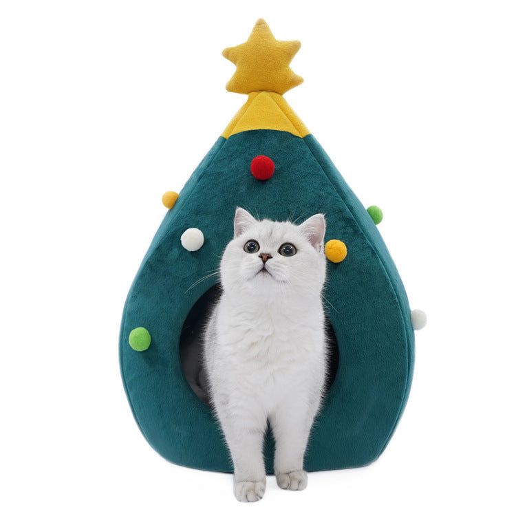 Pet Christmas Tree Bed