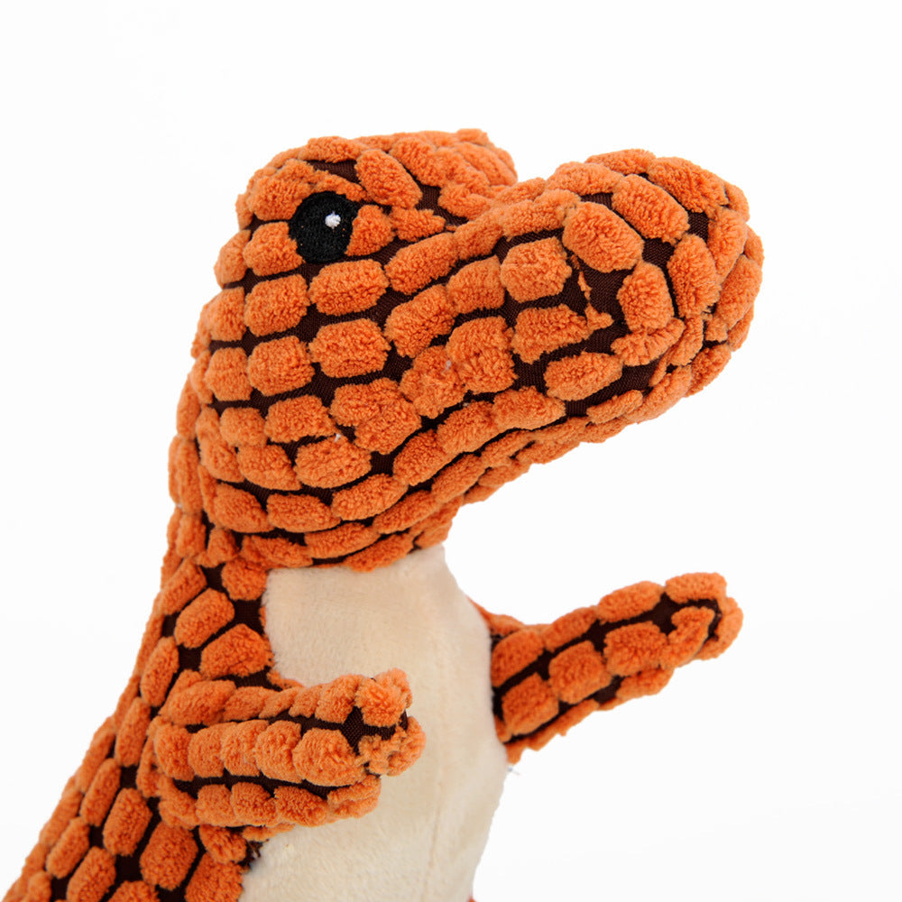 Plush Stuffing Squeakers Dinosaur Pet Toys