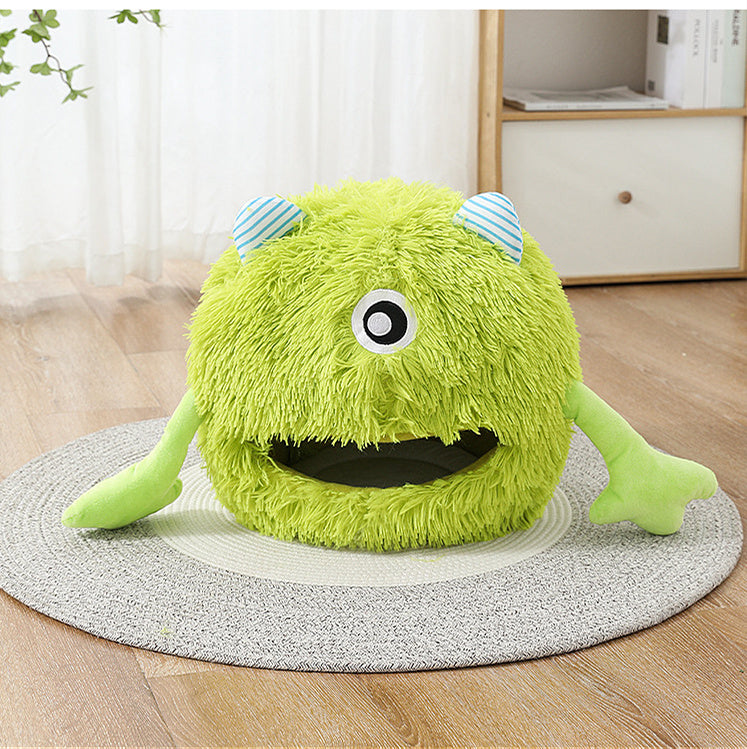 Fluffy Round Pet Bed