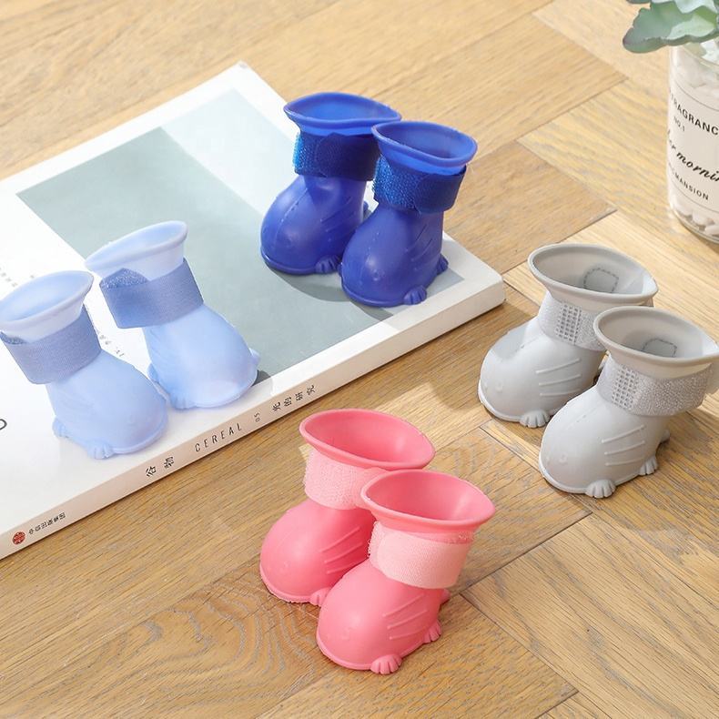Dog Rain Boots 4Pcs Pet