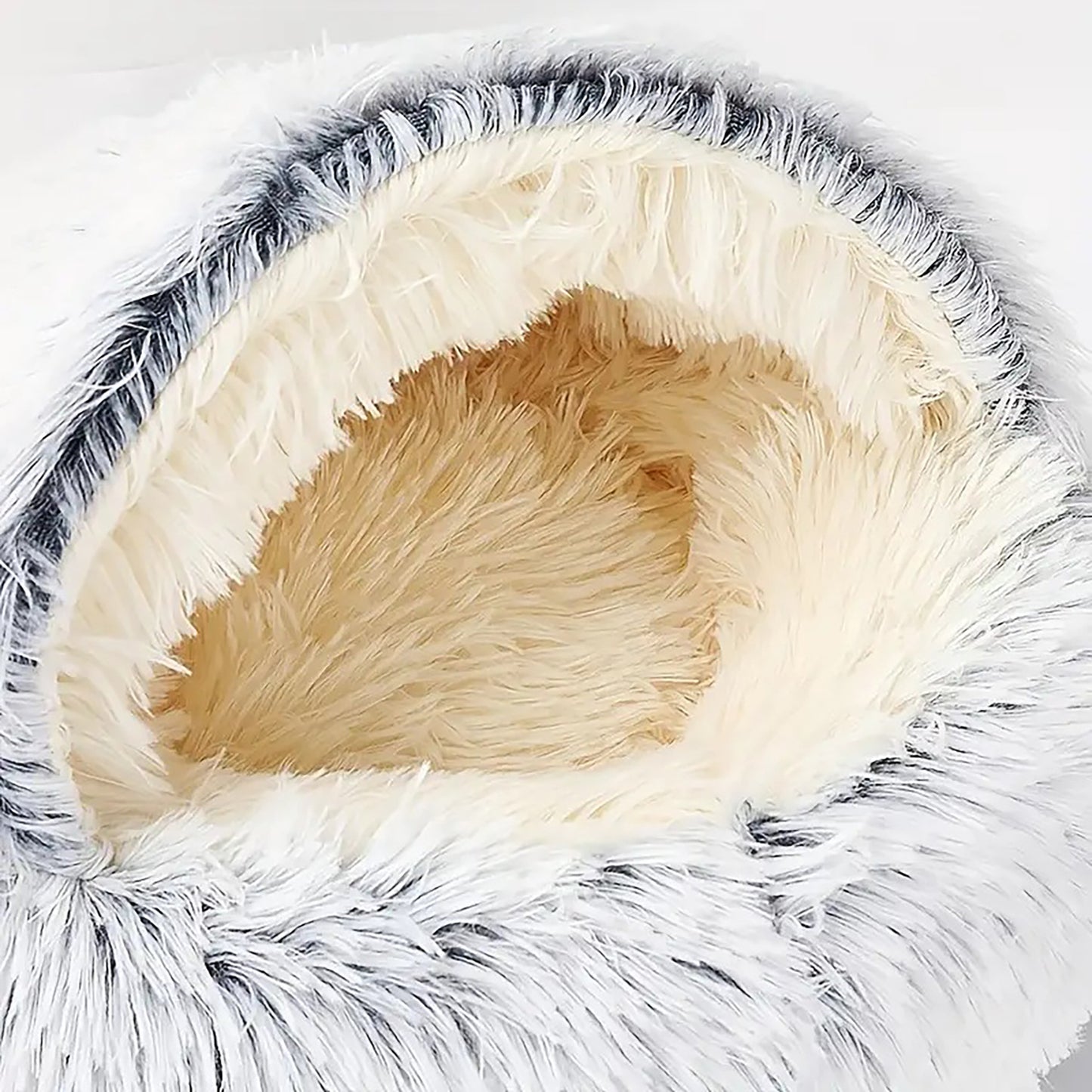 Luxurious Plush Round Pet Bed