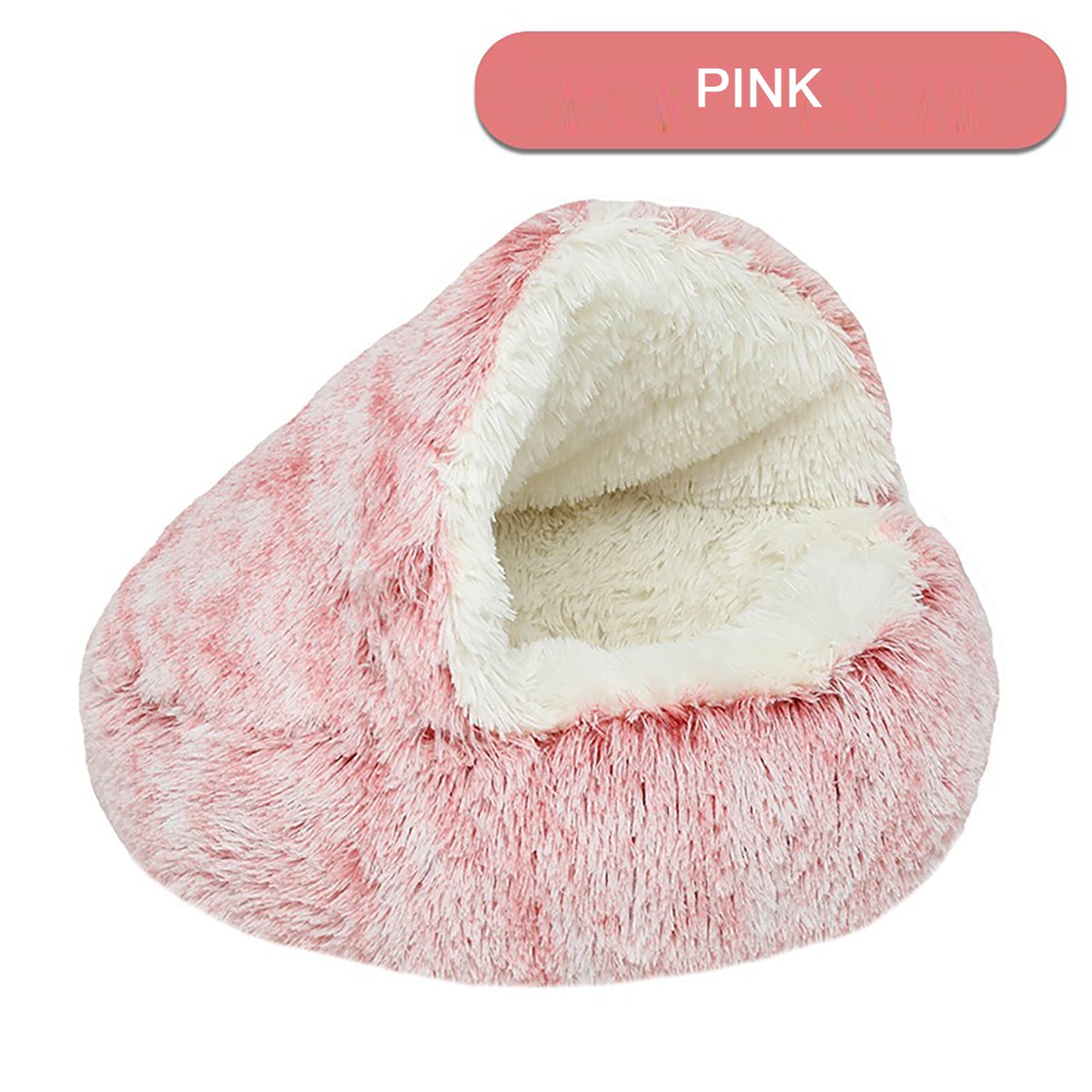 Luxurious Plush Round Pet Bed