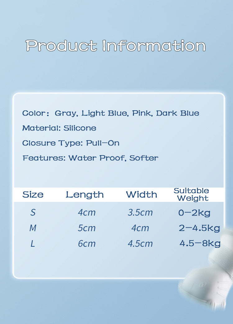 Dog Rain Boots 4Pcs Pet