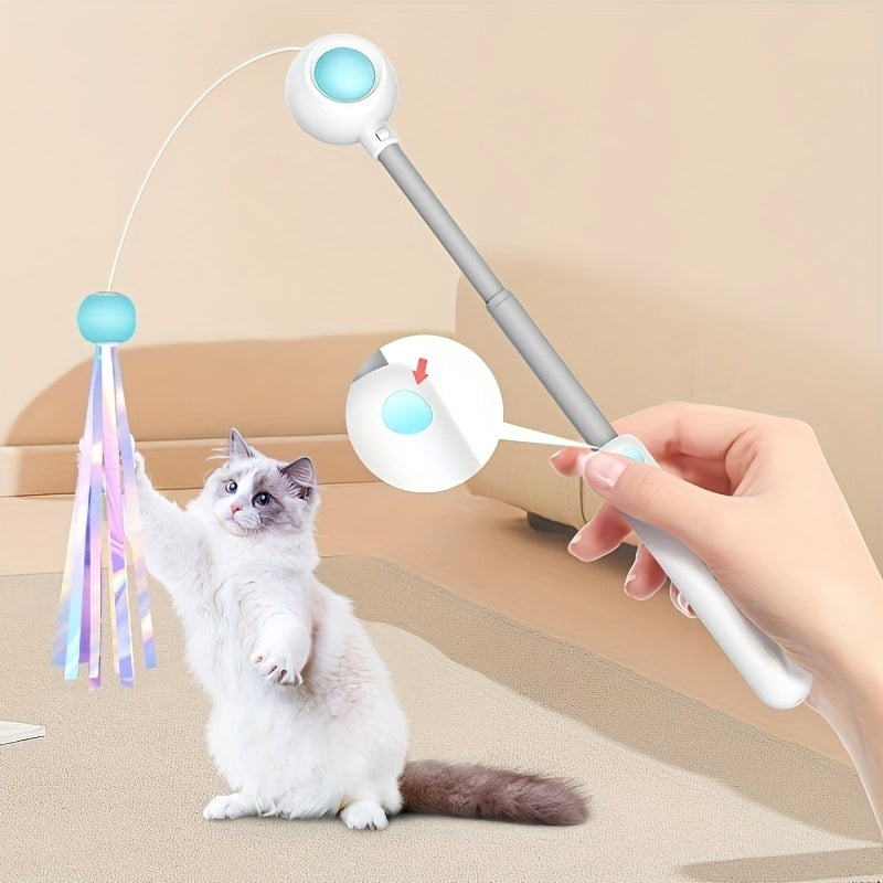 Retractable Cat Wand With Replacement Head