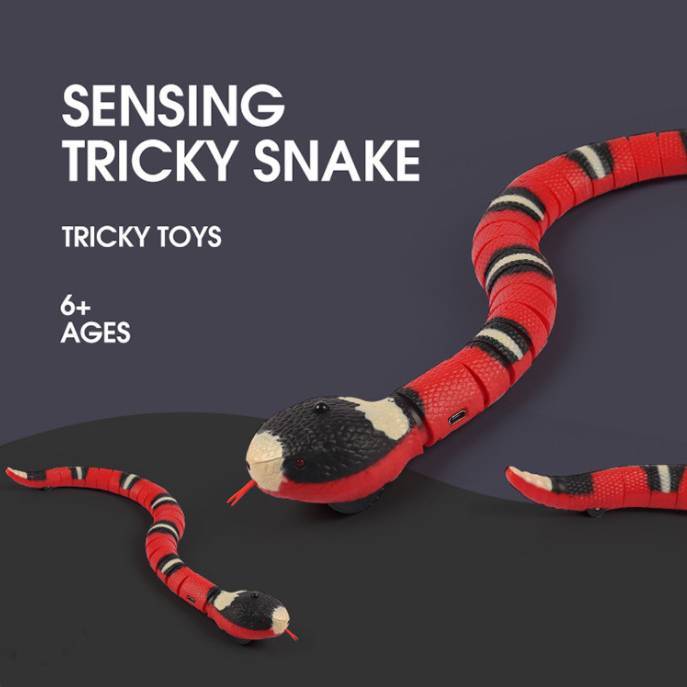Interactive Electric Induction Snake Funny Toy