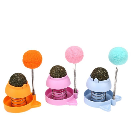 Lucky Cat Licking Music Mint Ball Self-hi To Relieve Boredom And Hair Removal