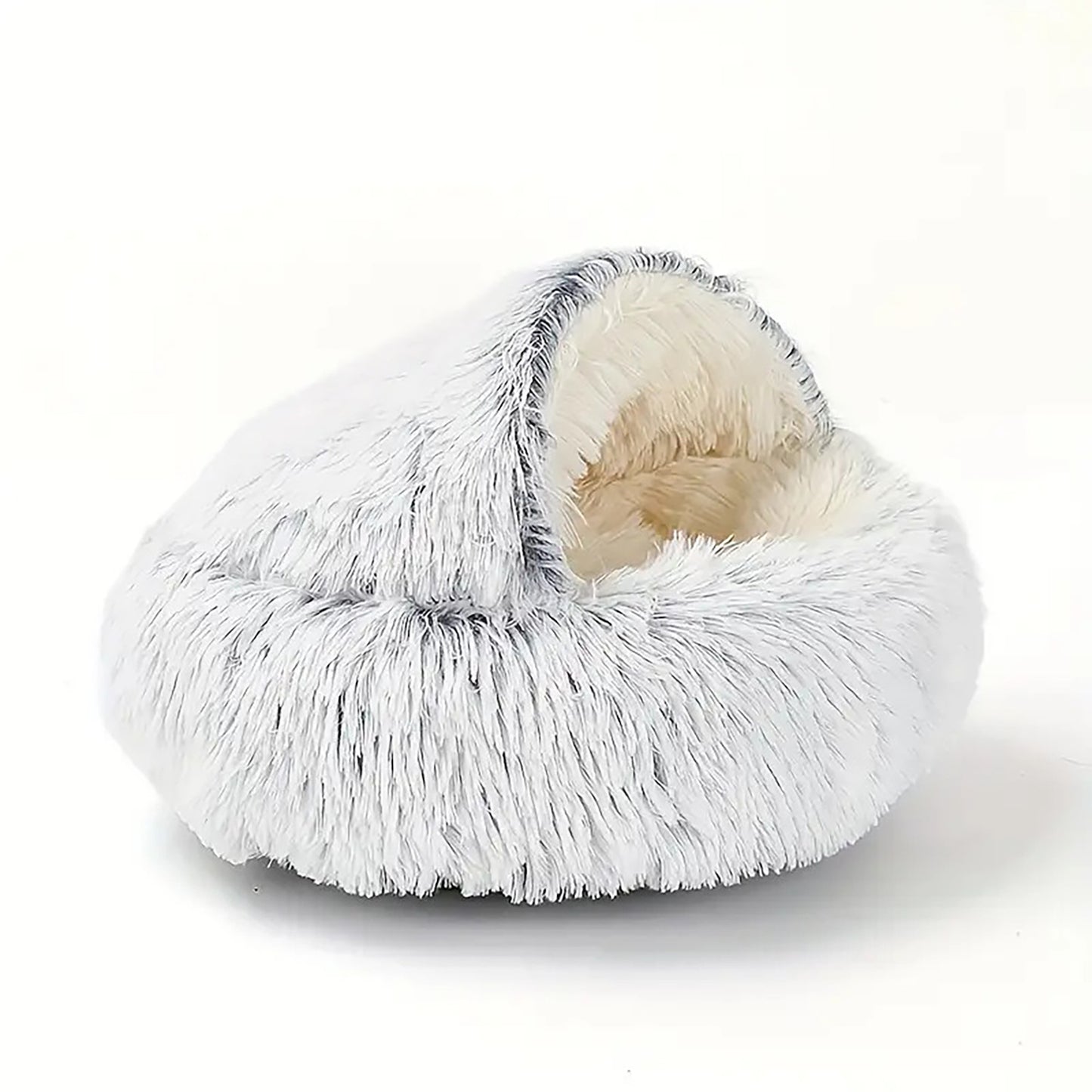 Luxurious Plush Round Pet Bed