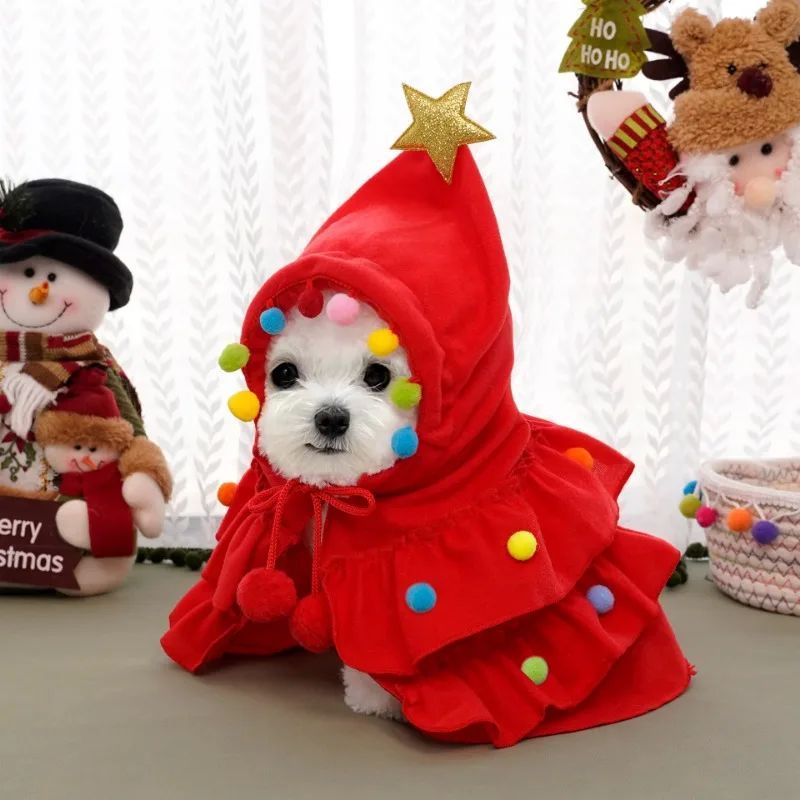 Autumn And Winter Christmas Pet Clothes