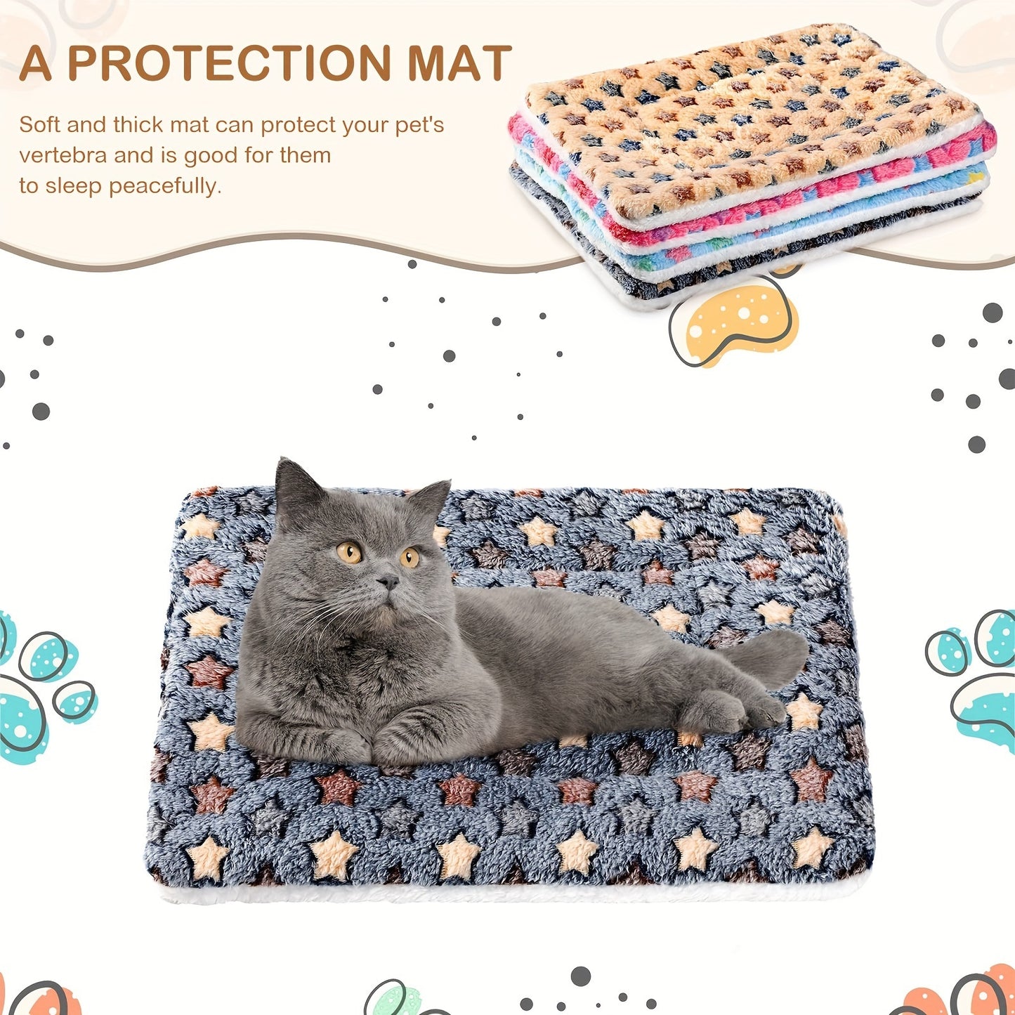 Super Soft Fluffy Premium Fleece Pet Blanket